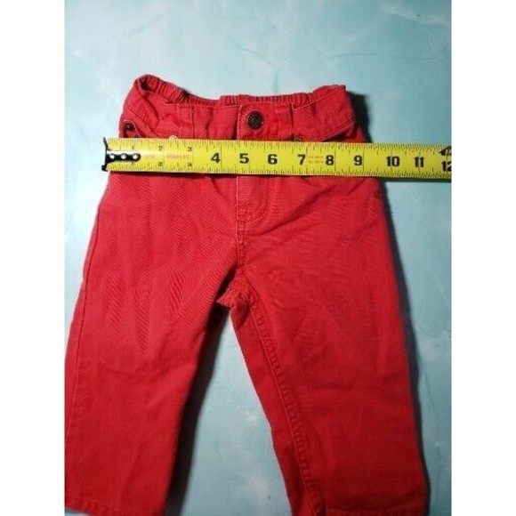 Polo Ralph Lauren Vintage Baby Unisex Cotton Pants Red Khaki 12 Months 12m GUC - Picture 6 of 6